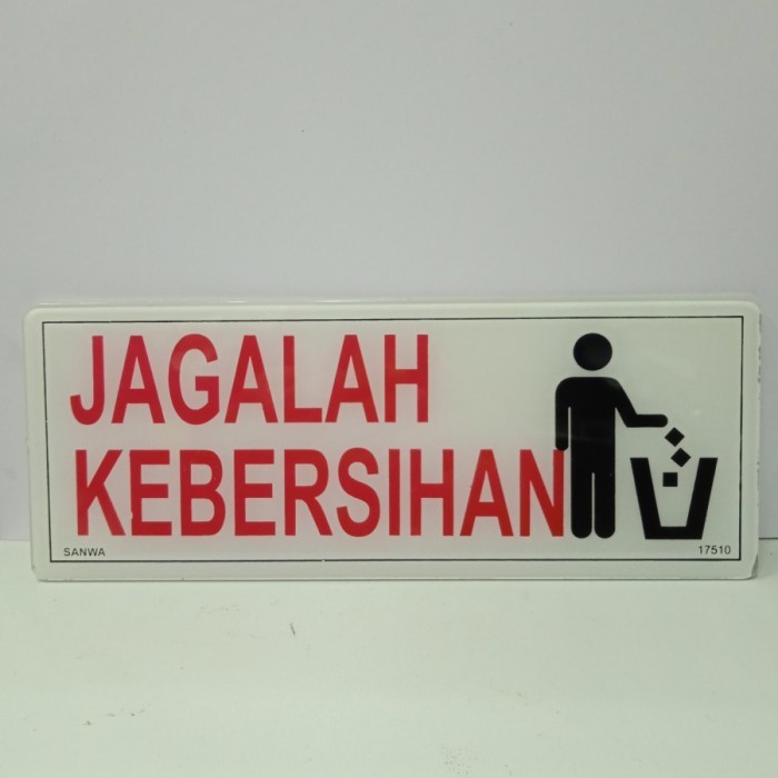 

Sign Board / Papan Tulis Acrylic Jagalah Kebersihan