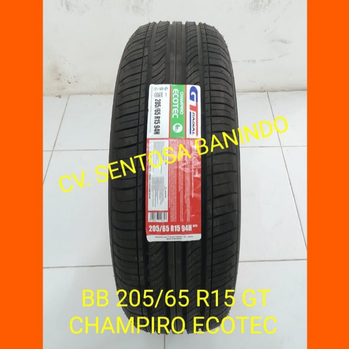 BAN BARU 205/65 R15 GT CHAMPIRO ECOTEC
