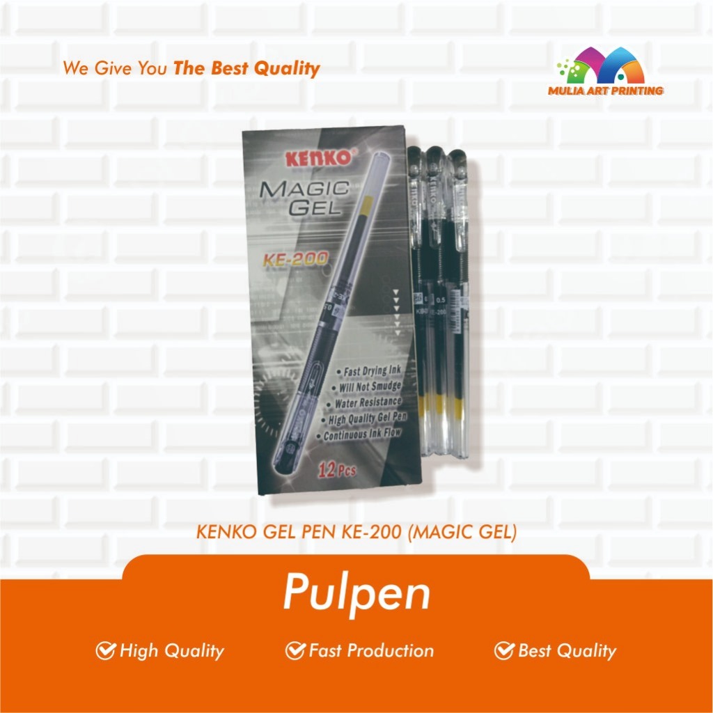 

PULPEN KENKO GEL PEN KE-200 ( MAGIC GEL)