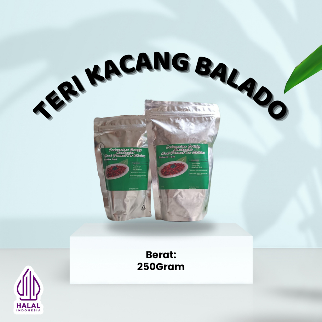 

TERI KACANG BALADO 250 GRAM