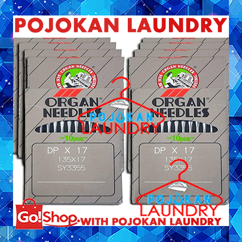 Organ Needles DP x 17/Jarum Organ DP X 17/ Jarum Mesin Jahit Walking Foot Organ/Jarum Organ Mesin Ja