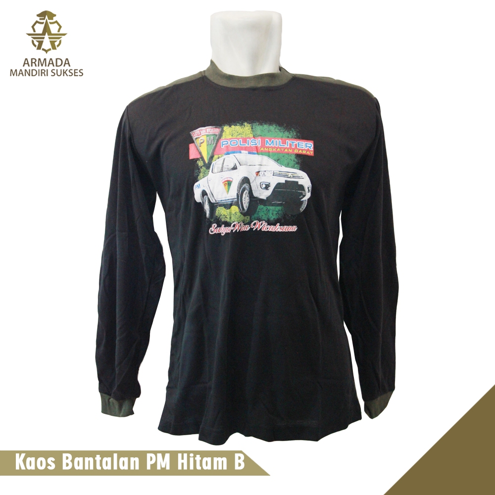 Kaos PM Bantalan Gambar - Kaos PM Panjang