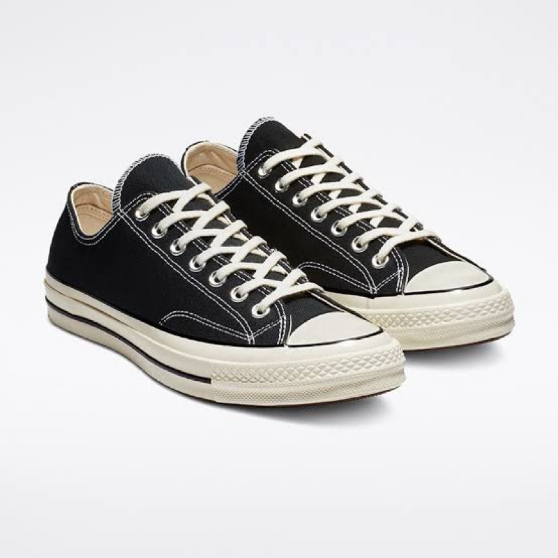 Sepatu Sneakers Pria Converse Chuck 70s Black and White (162058C)