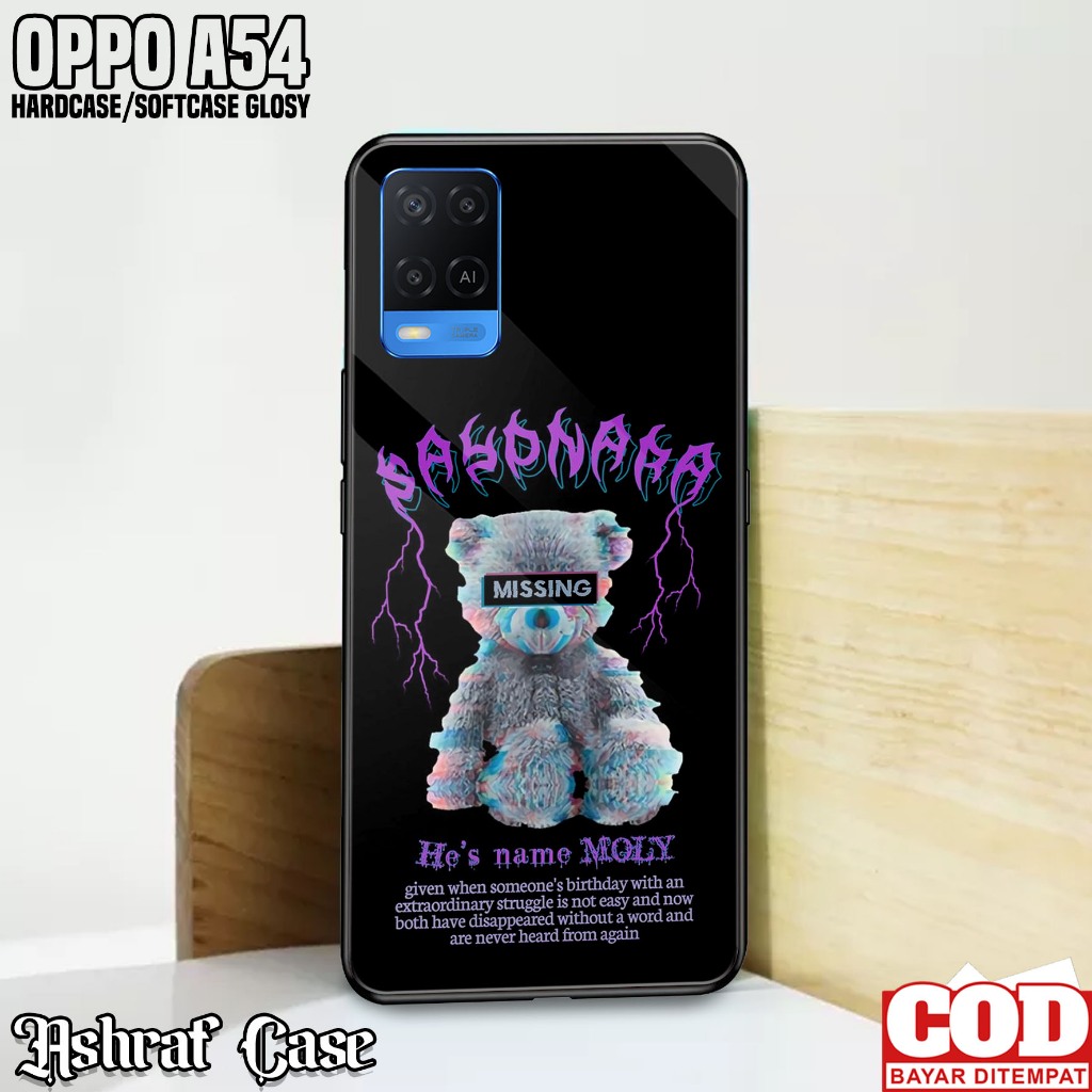 Case OPPO A54 - Casing Hp OPPO A54 ( BNKA ) Silikon Hp OPPO A54 - Softcase Glass Kaca - Kondom Hp OP