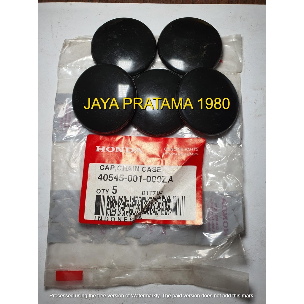40545-001 COVER SUMPEL KATENGKAS TUTUP RANTAI C70 C700 STAR PRIMA GRAND LEGENDA ASLI ORI HONDA 1 PCS