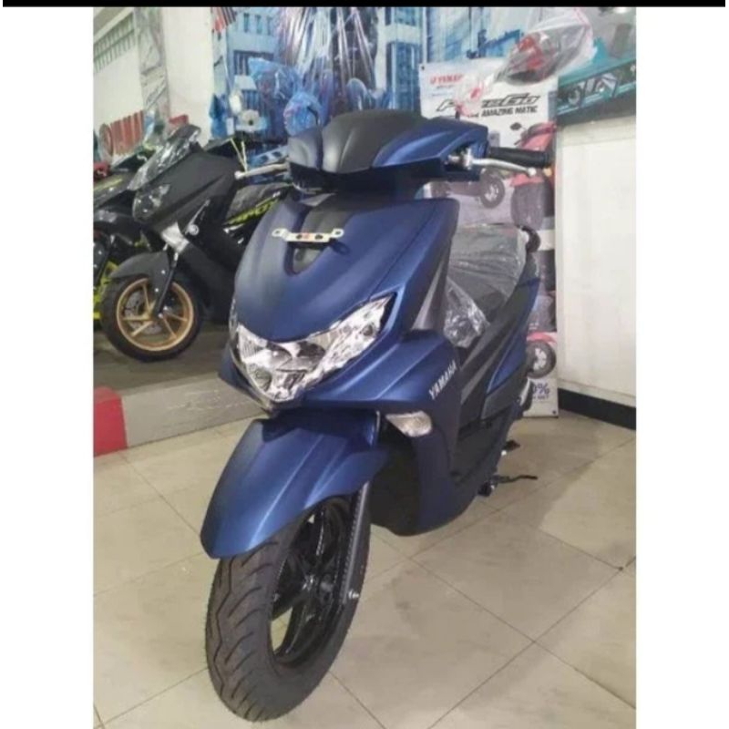 STIKER SKOTLET BIRU NAVY METALIK DOFF MOTOR