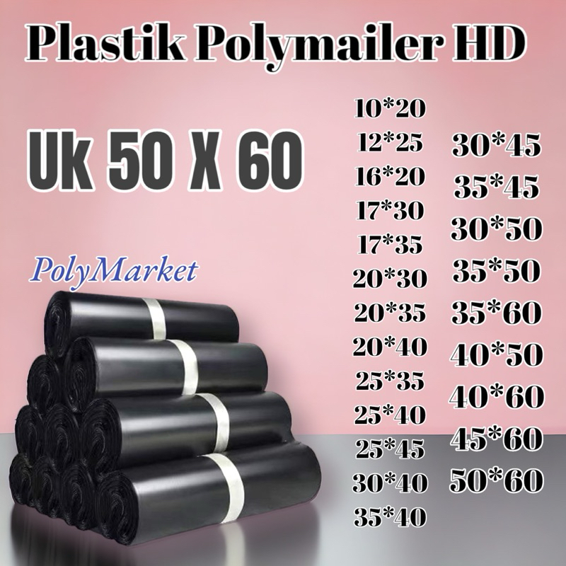 Plastik Polymailer Packingan Olshop 50 x 60 HD