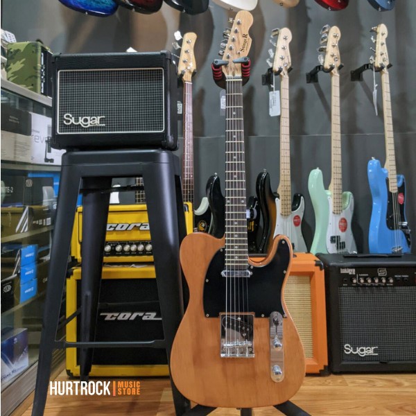 Stinger Telecaster Gitar Elektrik Natural Mahogany