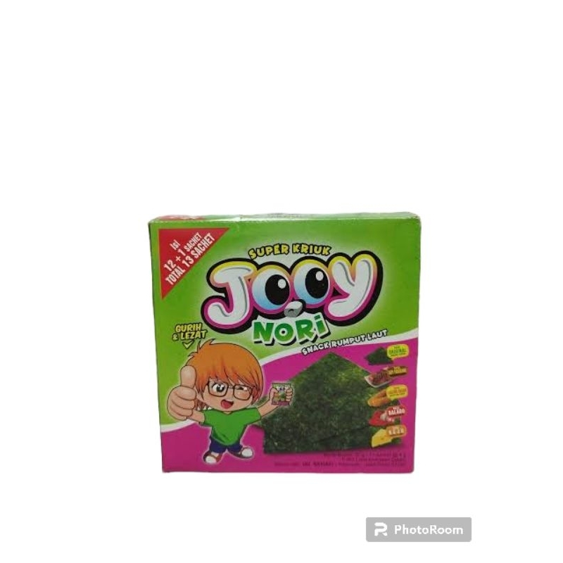 

Piscoklegit_ Snack Rumput Laut Jooy Nori Box Isi 12 Sachet