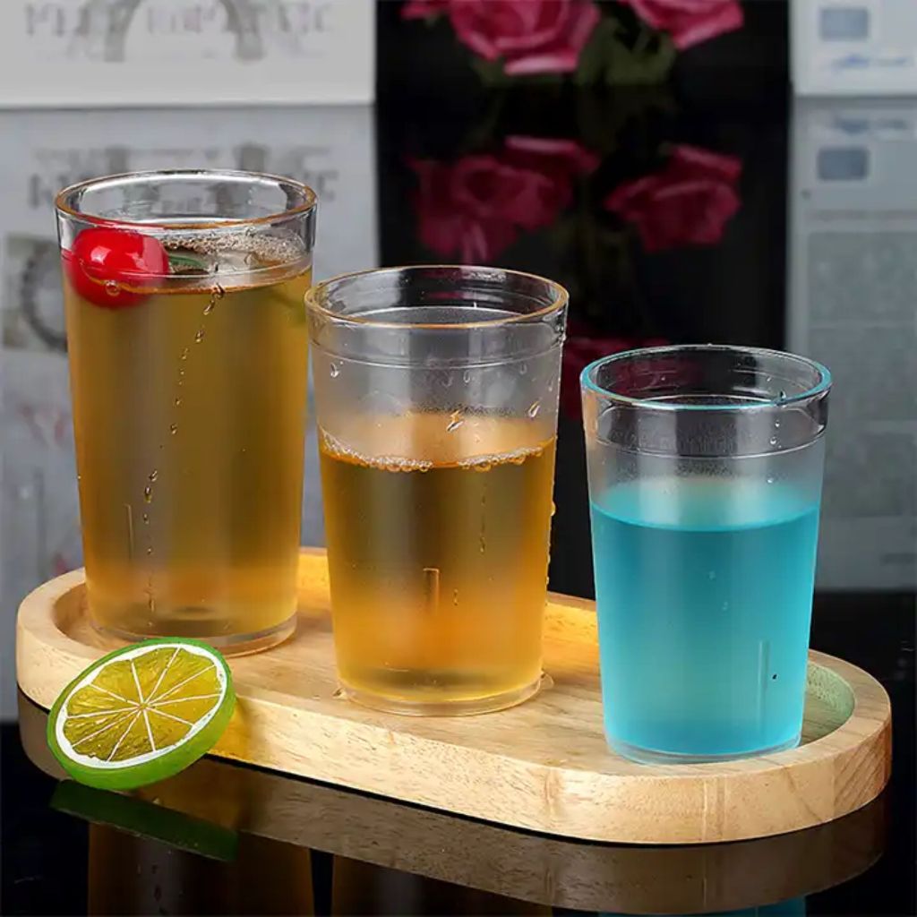 Gelas Plastik Tebal Cafe Gelas Jus Gelas Minuman Dingin Viral Dop Tahan Banting