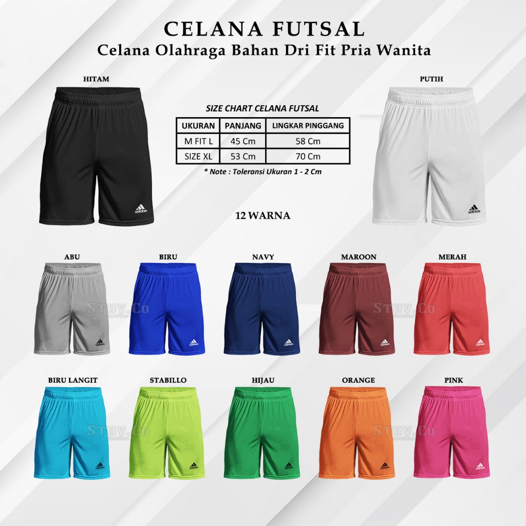 CELANA OLAHRAGA BOLA FUTSAL FITNESS RUNNING GRADE ORI BADMINTON VOLI PRIA WANITA