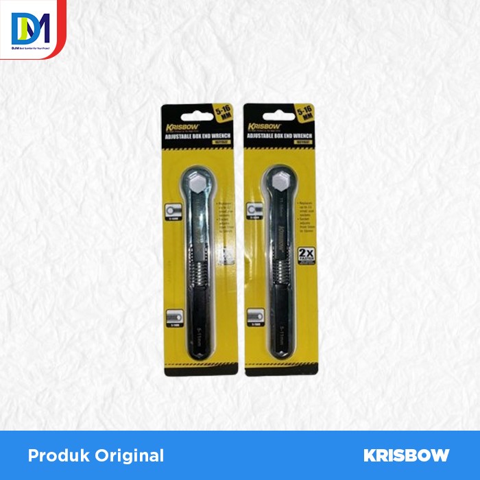Kunci Ring Adjustable 5-16 mm Krisbow Produk Original