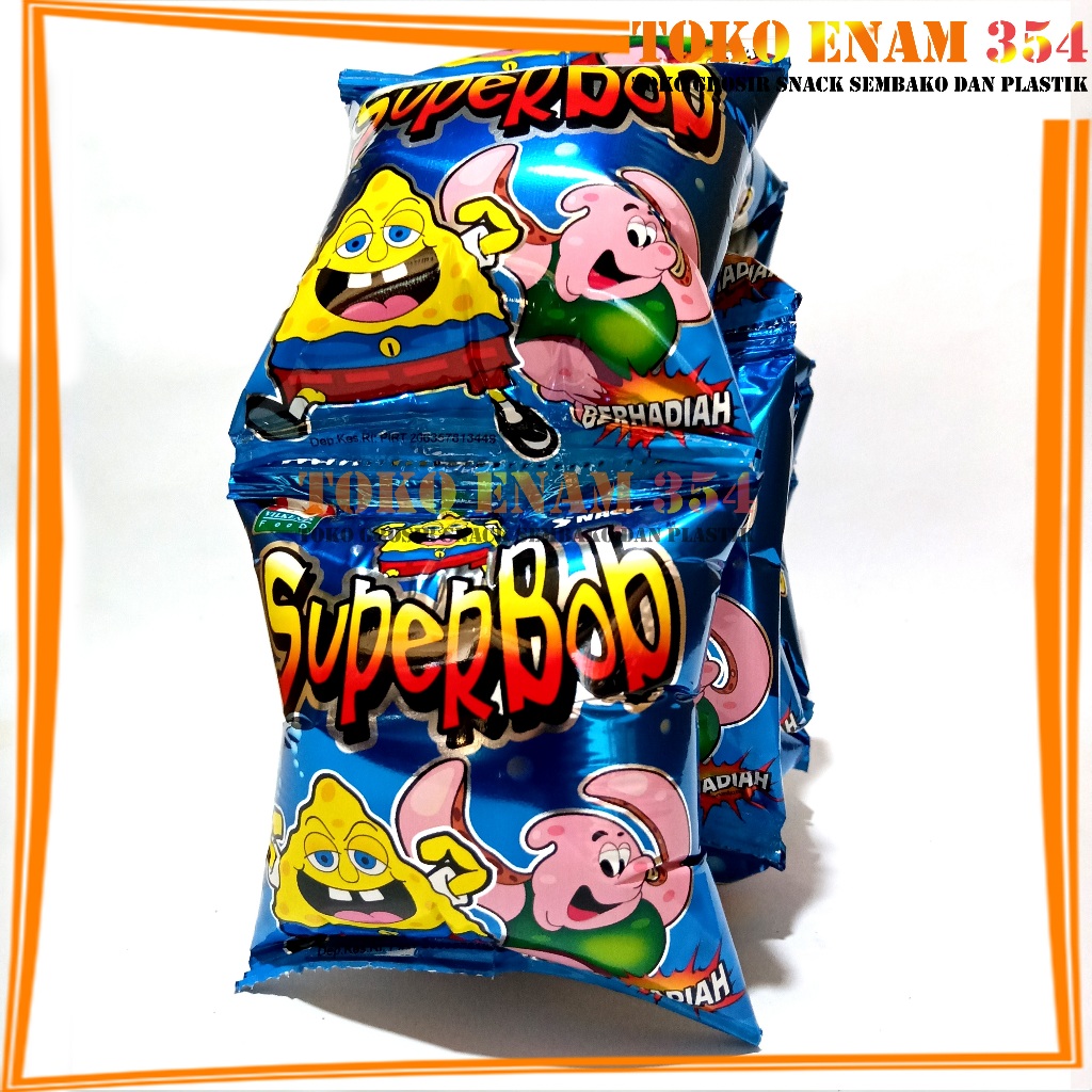 

Superbob / misterbob snack renceng BERHADIAH isi 10 bungkus x 10 gram