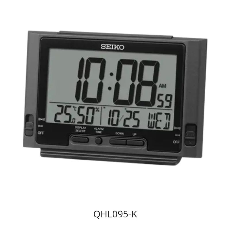 Seiko QHL095#QHL095#QHL095K#Seiko QHL095K#Jam weker Seiko QHL085#alarm digital clock Seiko Qhl095K#j