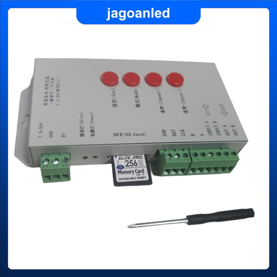 T1000S Controller Addressable WS2811 WS2812 LED Strip Pixel RGB