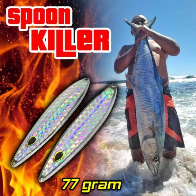 Spoon Casting Umpan Tenggiri Barakuda GT