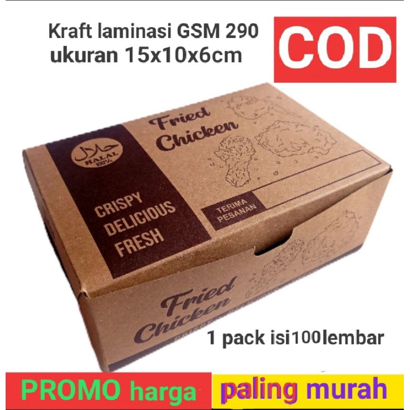 

dus fried chicken laminasi (100pcs)