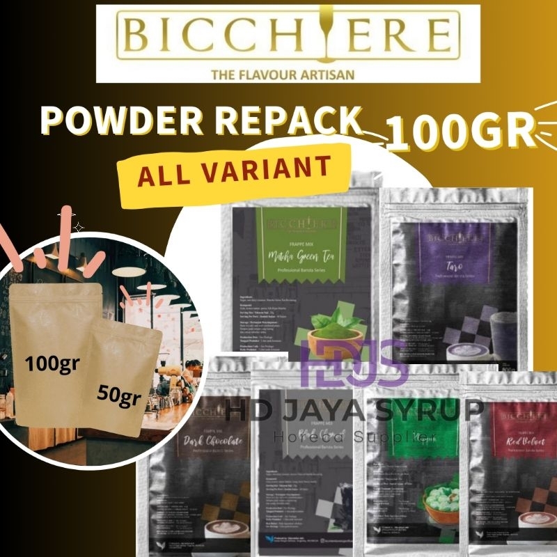 

Bicchirere Powder premium Repack 50gr & 100gr