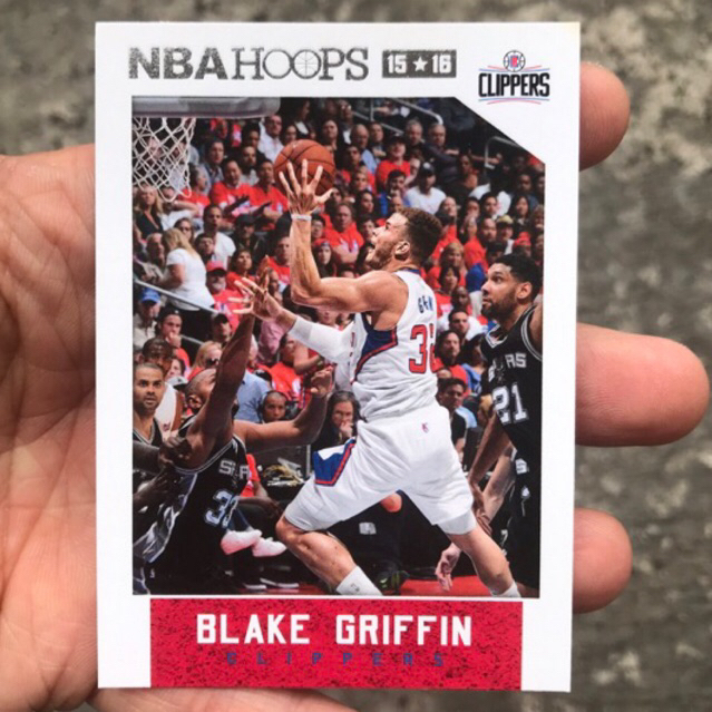 NBA CARD BLAKE GRIFFIN VS TIM DUNCAN CARD 2015