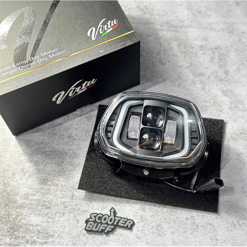 Headlamp Daymaker LED Virtu Vespa Sprint 3vie Iget