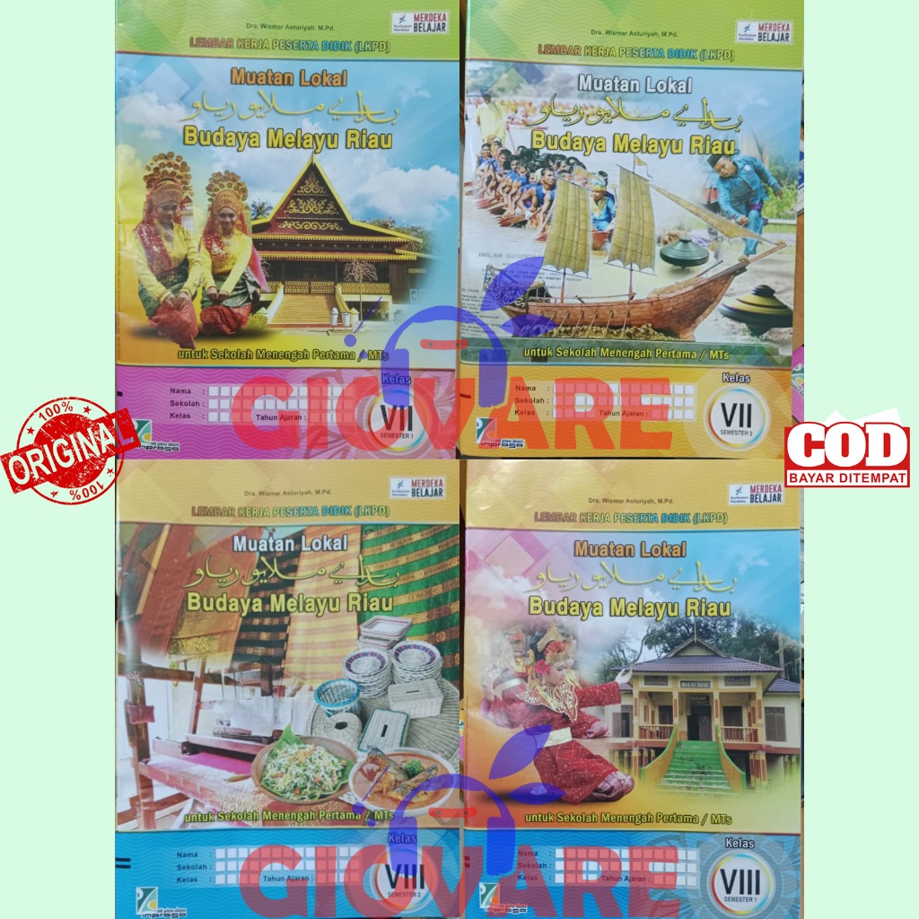 LKS BMR KELAS 7 8 9 KURIKULUM MERDEKA | LKS BUDAYA MELAYU RIAU KELAS 7 8 9 INPRASA KUMER