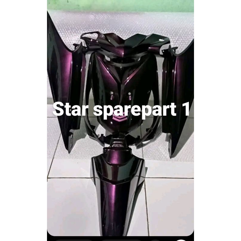 cover full body halus honda beat karbu 2008/2012 warna hitam lembayung merah