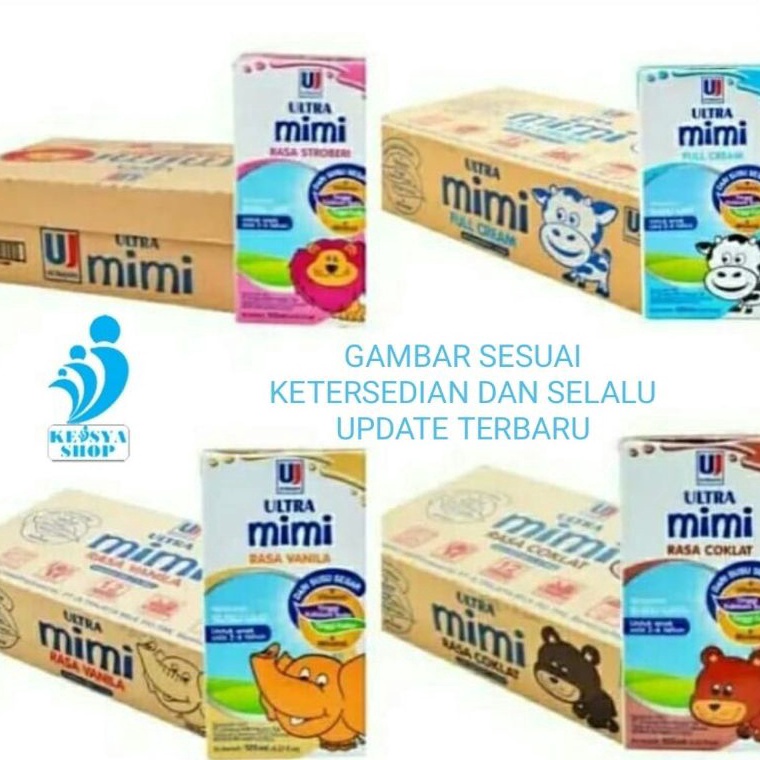 

Terlaris EZNIQ Ultra Mimi UHT 125mL 4 pcs 1 karton Cokelat Full Cream Strawberry Vanila I75 Hot Sale