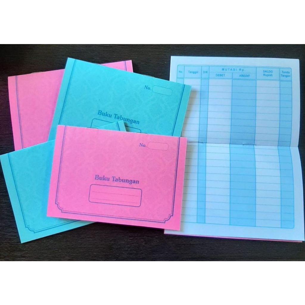 

333 Buku Tabungan Miring Isi 12 Lembar [ 1 Pak ]