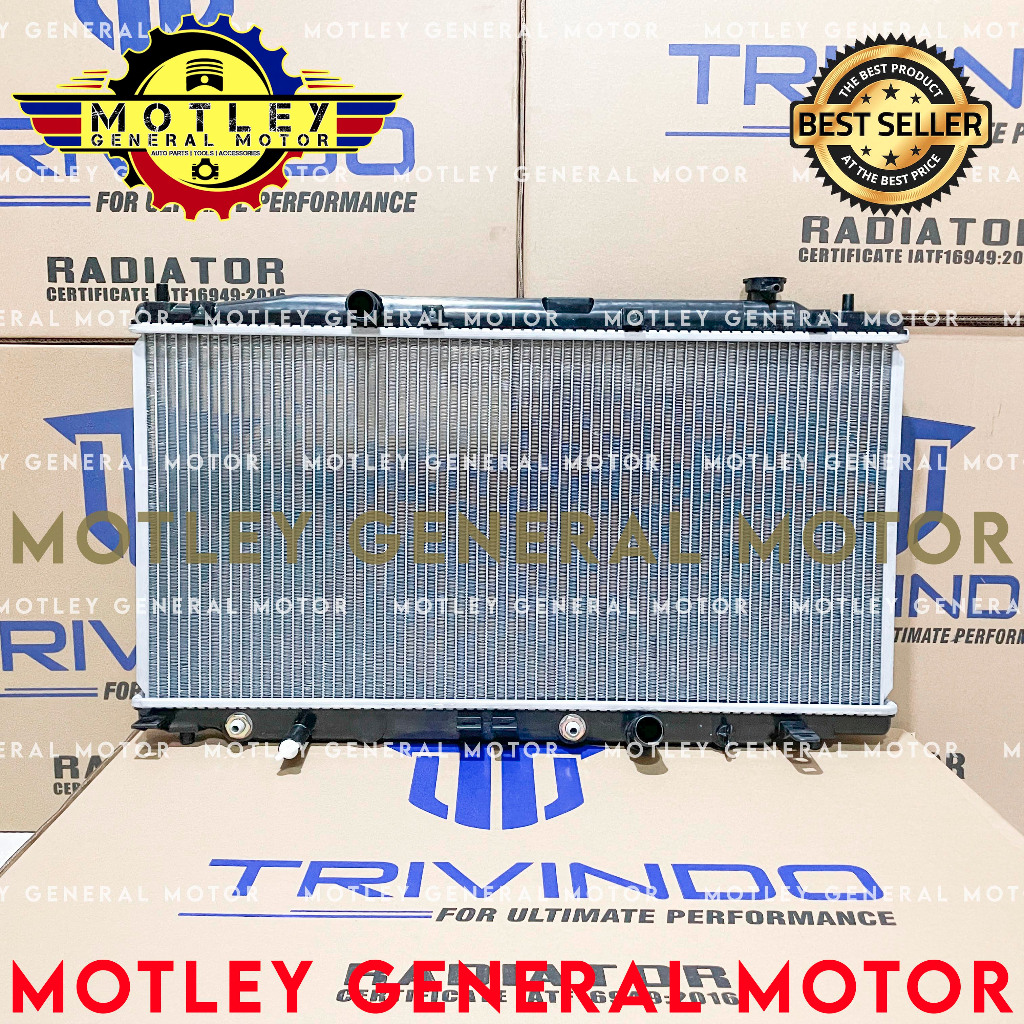 RADIATOR ASSY HONDA BRIO 1.3 MATIC 2 KIPAS DOUBLE BLOWER 1.300 1,3 1,300 1300 CC METIC MATlK METIK A