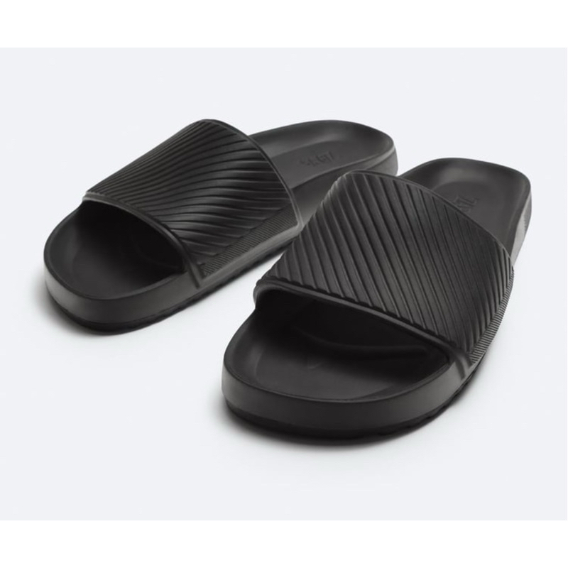 SALE‼️ ZARA MAN SENDAL SELOP TEKSTUR COWOK