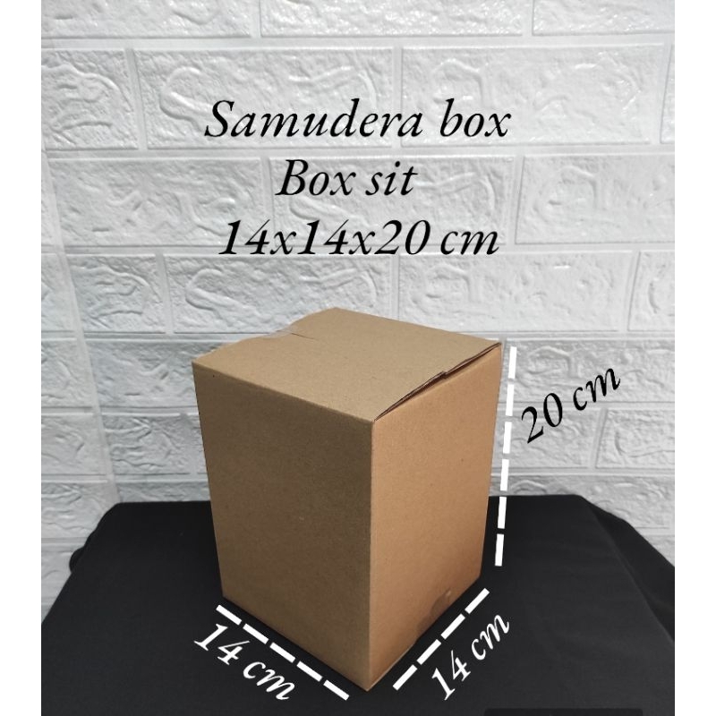 

kardus karton box uk.14x14x20 cm ST singgle wall polos