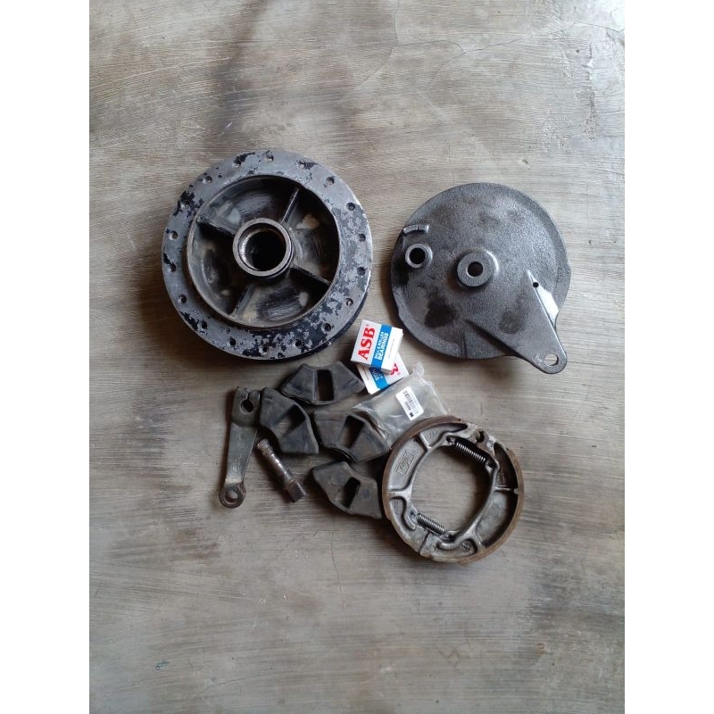 Tromol Belakang Besar Yamaha Vega R New Std Original Bekas Copotan Motor Second 2nd Set Klaker dan B