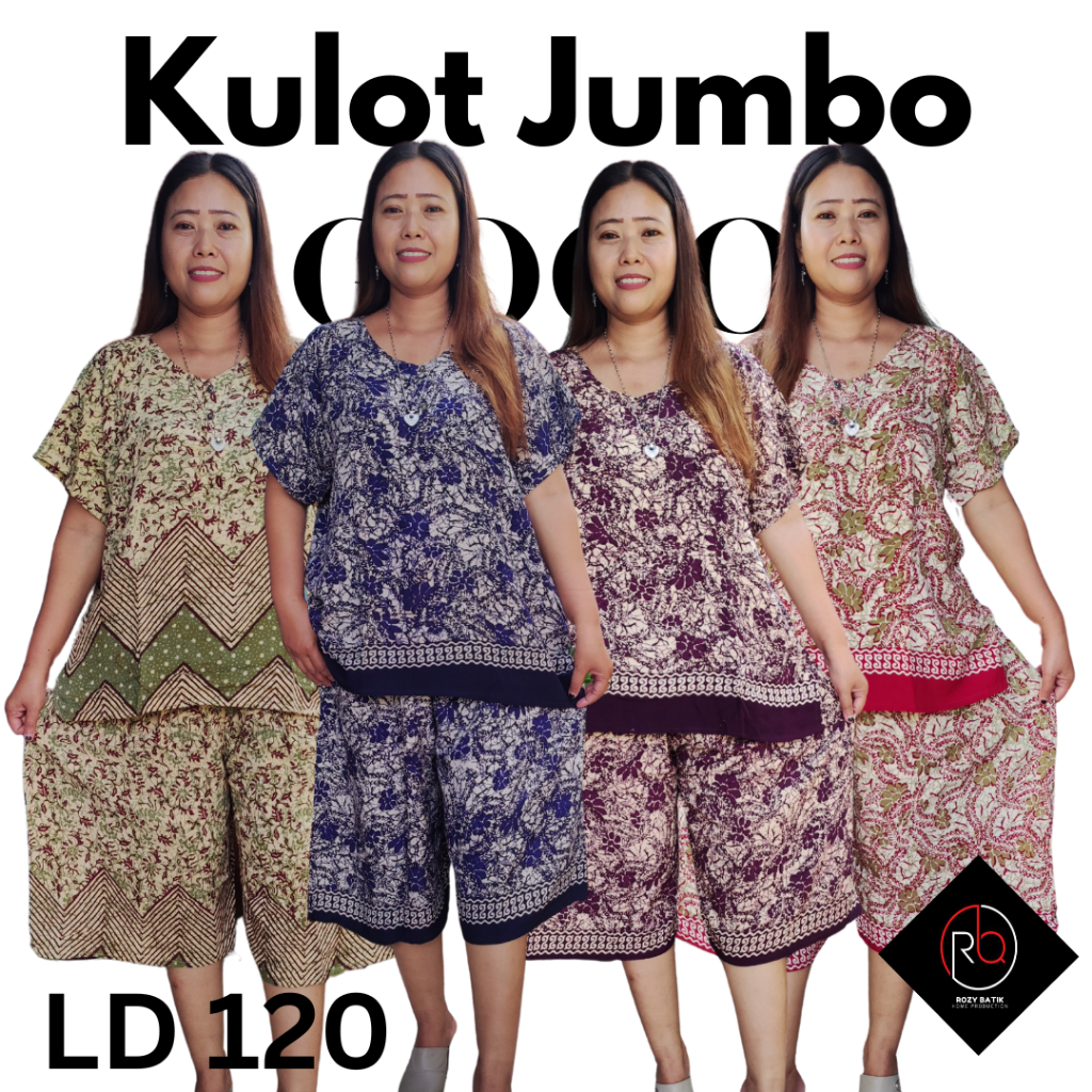 setelan celana pendek wanita jumbo /Setelan Kulot Jumbo/ Setelan jumbo  Busui Friendly