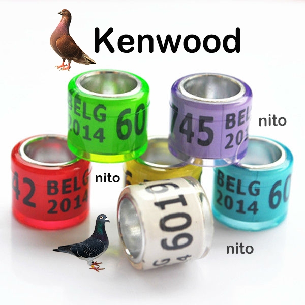 10 pcs ring merpati burung dara 8mm cincin burung merpati no seri dan tahun gelang burung merpati na