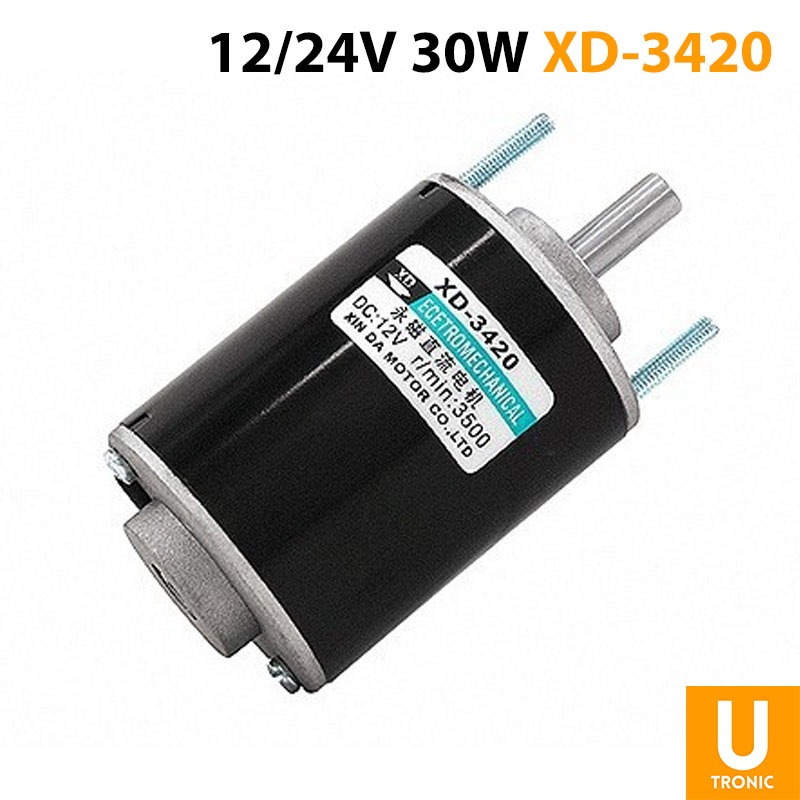 Dinamo Motor XD-3420  DC 12V/24V 30W (8194)