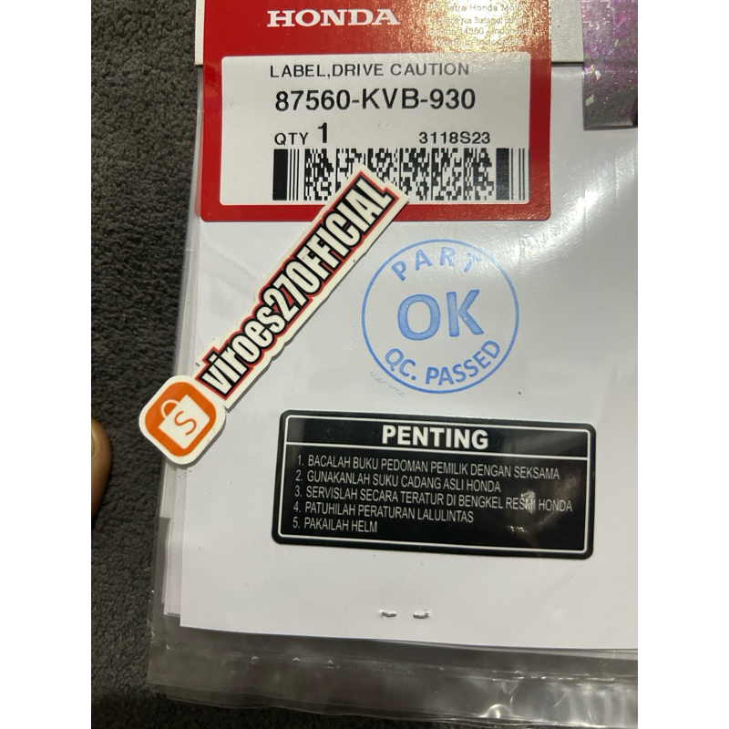 Stiker Tangki NEW CB150R / CBR 150R