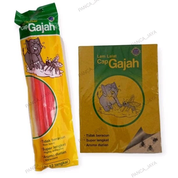 Lem Lalat Cap Gajah Stick/Lem Lalat Cap Gajah Kertas Praktis
