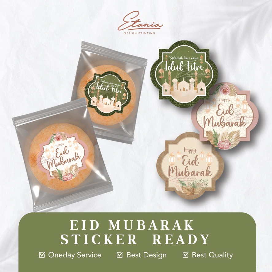 

Sticker Idul Fitri Ramadhan Lebaran Eid Label Tag Parcel Hampers ready stock