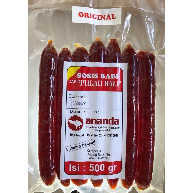 

SOSIS LAPCHIONG / SOSIS BABI BALI 500 G | 3 VARIAN RASA
