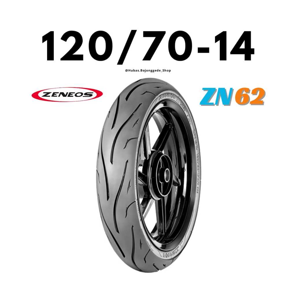Ban Motor Ring 14 [ 120/70 ] ZN62 Ban ZENEOS 120/70-14 Tubeless