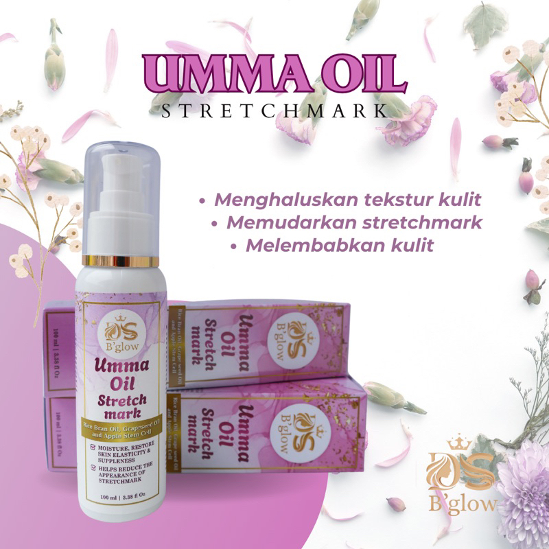 UMMA OIL DS BGLOW | Umma Oil stretchmark | Umma Oil stretc mark