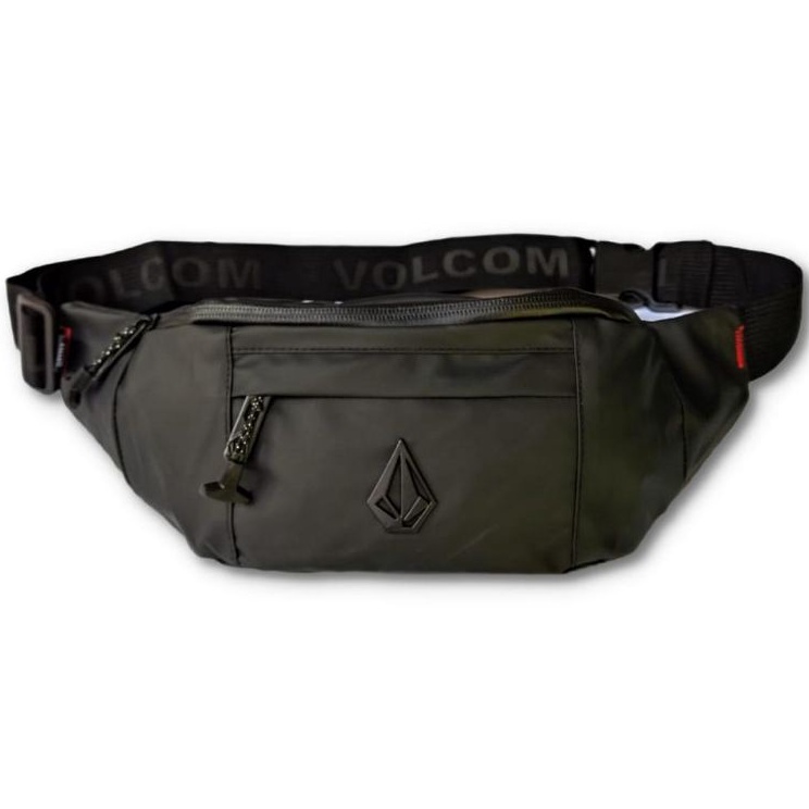 Sekarang Untung  TAS VOLCOM WAIST BAG VOLCOM TAS SELEMPANG VOLCOM WATERPROOF LOGO BESI