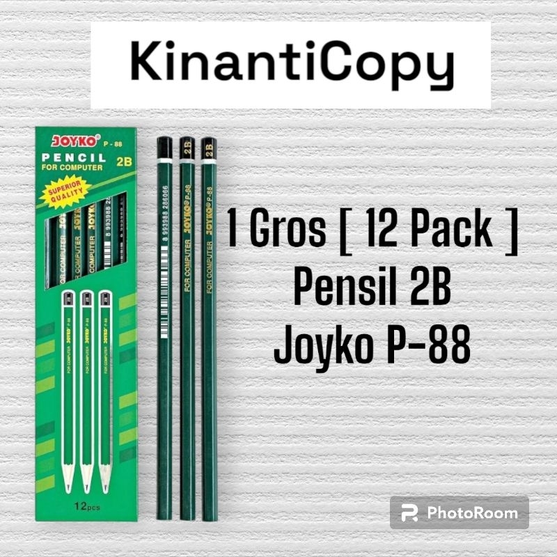 

Pensil 2B Joyko P-88 [ 12 Pack ]