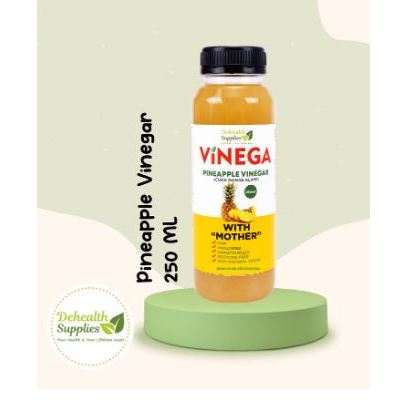 

Dehealth Supplies Vinega Apple Vinegar (BOTOL PLASTIK) Cuka Apel Cuka Nanas 250 ML Cuka Lemon 250ML