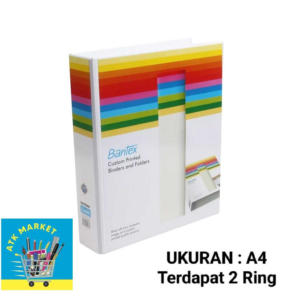 

Ordner / Odner Bantex Putih A4 Insert Ring Binder 2 Ring 40mm 8542