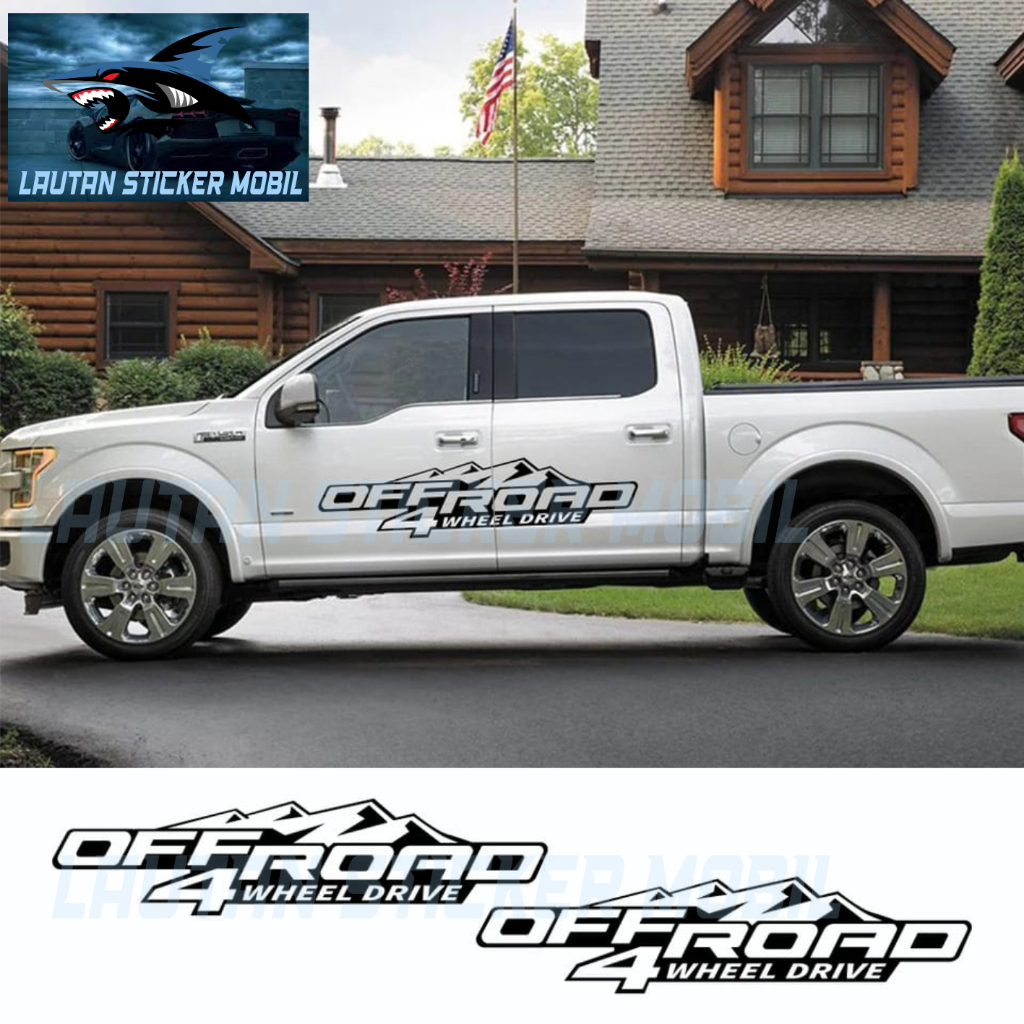 sticker mobil offroad cutting sticker mobil 4x4 offroad keren