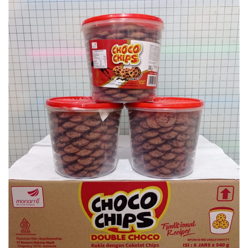 

choco chips jar toples 500gr