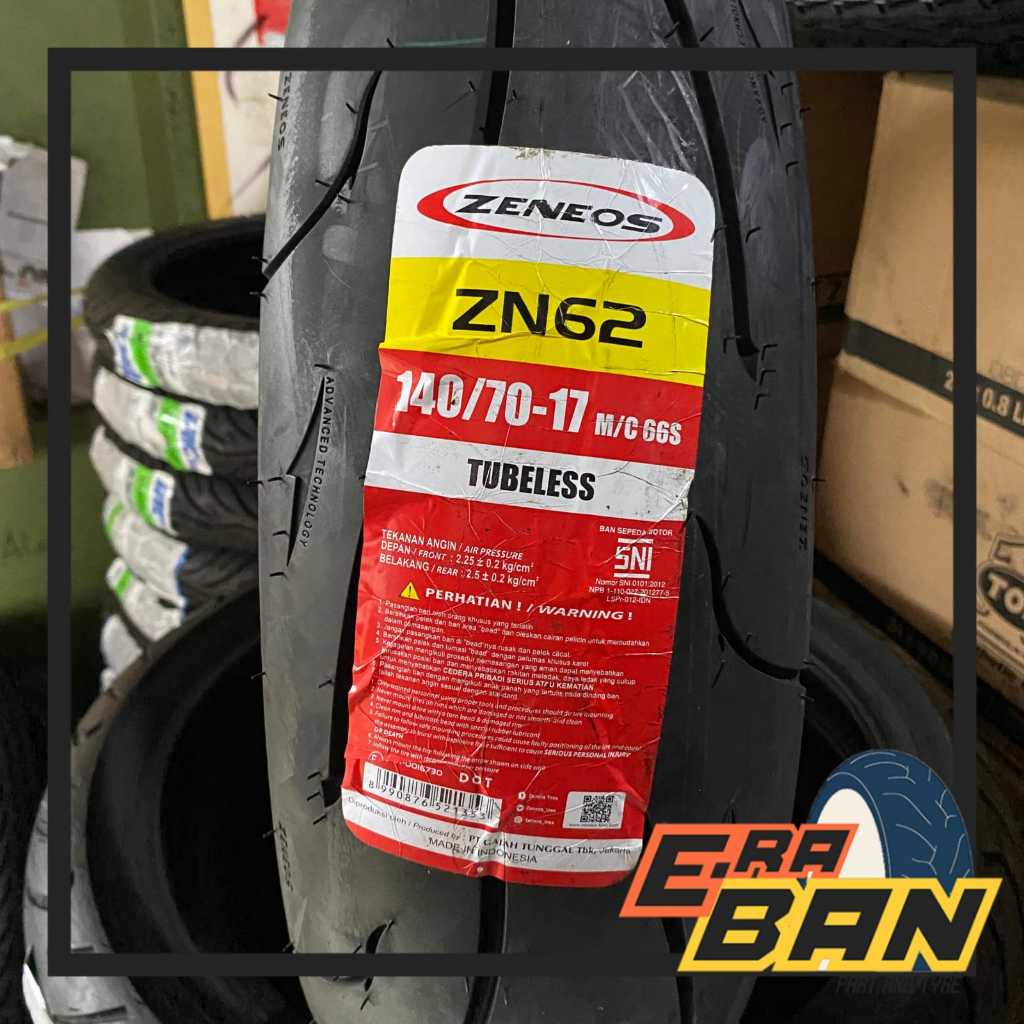 BAN LUAR ZENEOS ZN62 140 70 RING 17 TUBELESS