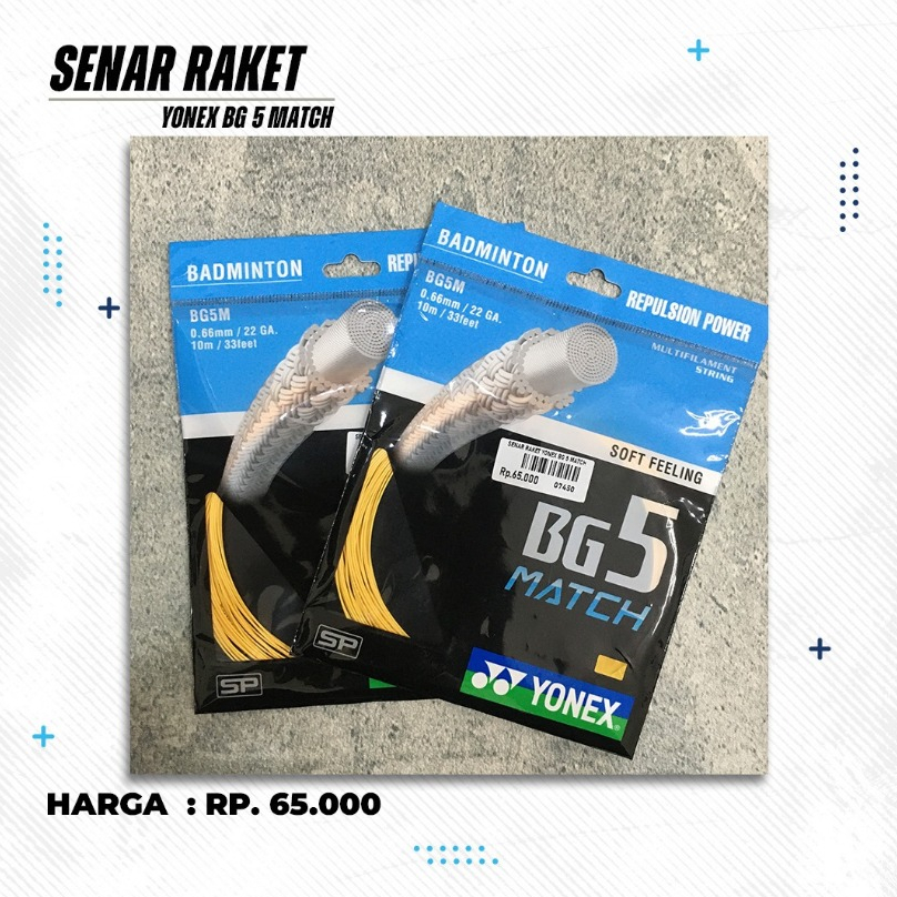 Harga senar raket yonex bg 5 Terbaru Jul 2026 | BigGo Indonesia