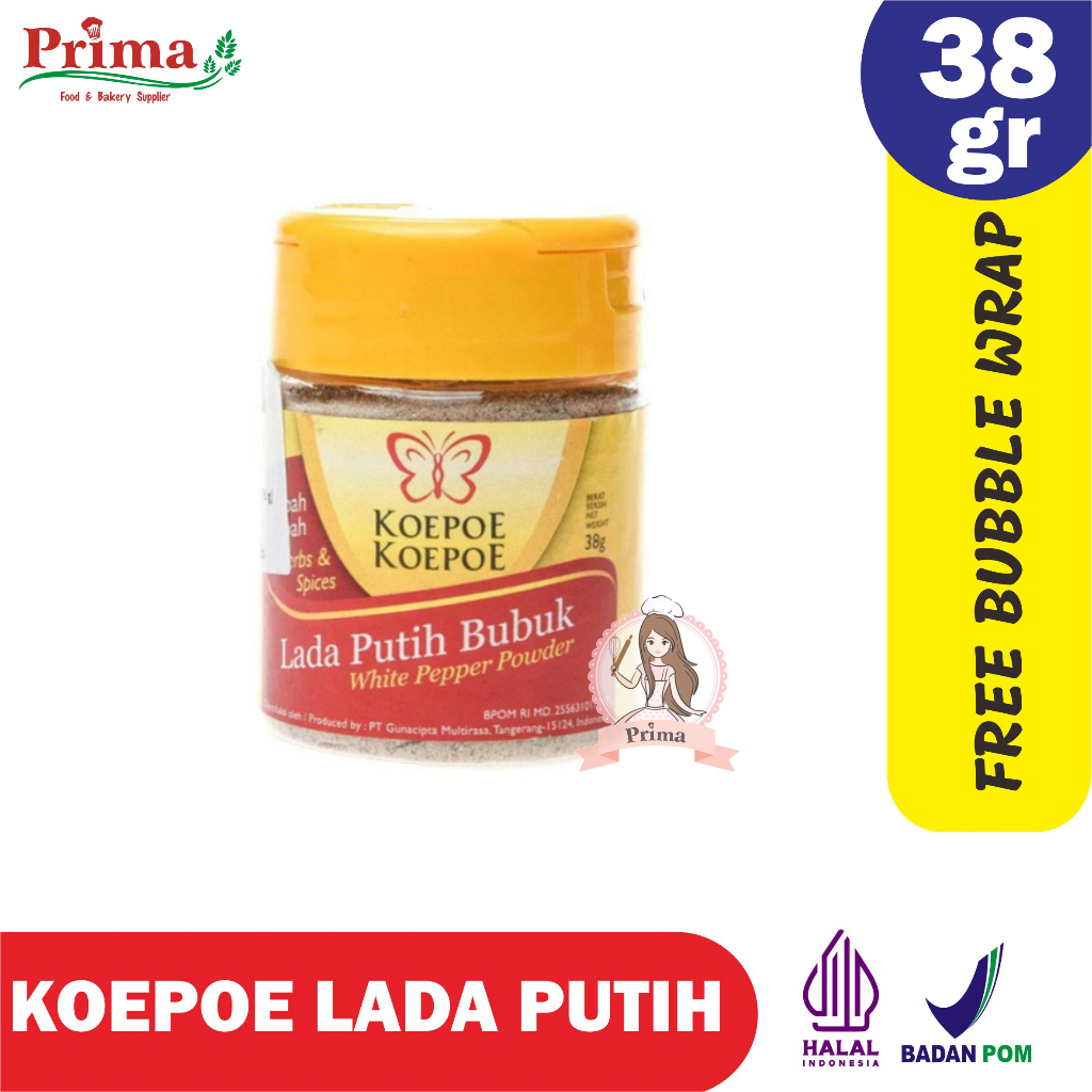 

Bubuk lada putih - Koepoe 38gr